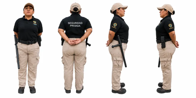 Uniforme femenino Kleen — camisola y macana reglamentaria